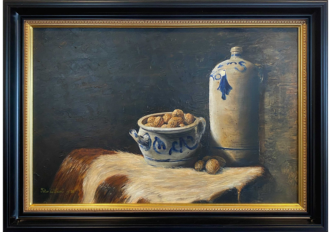 Stilleven: olieverf op paneel 40×60