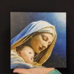 Schilderijen cursisten Maria met Jesus