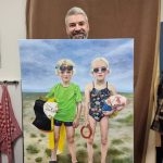 Schilderijen cursisten Schilderles 1