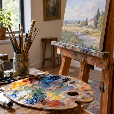 Een losse schilderles